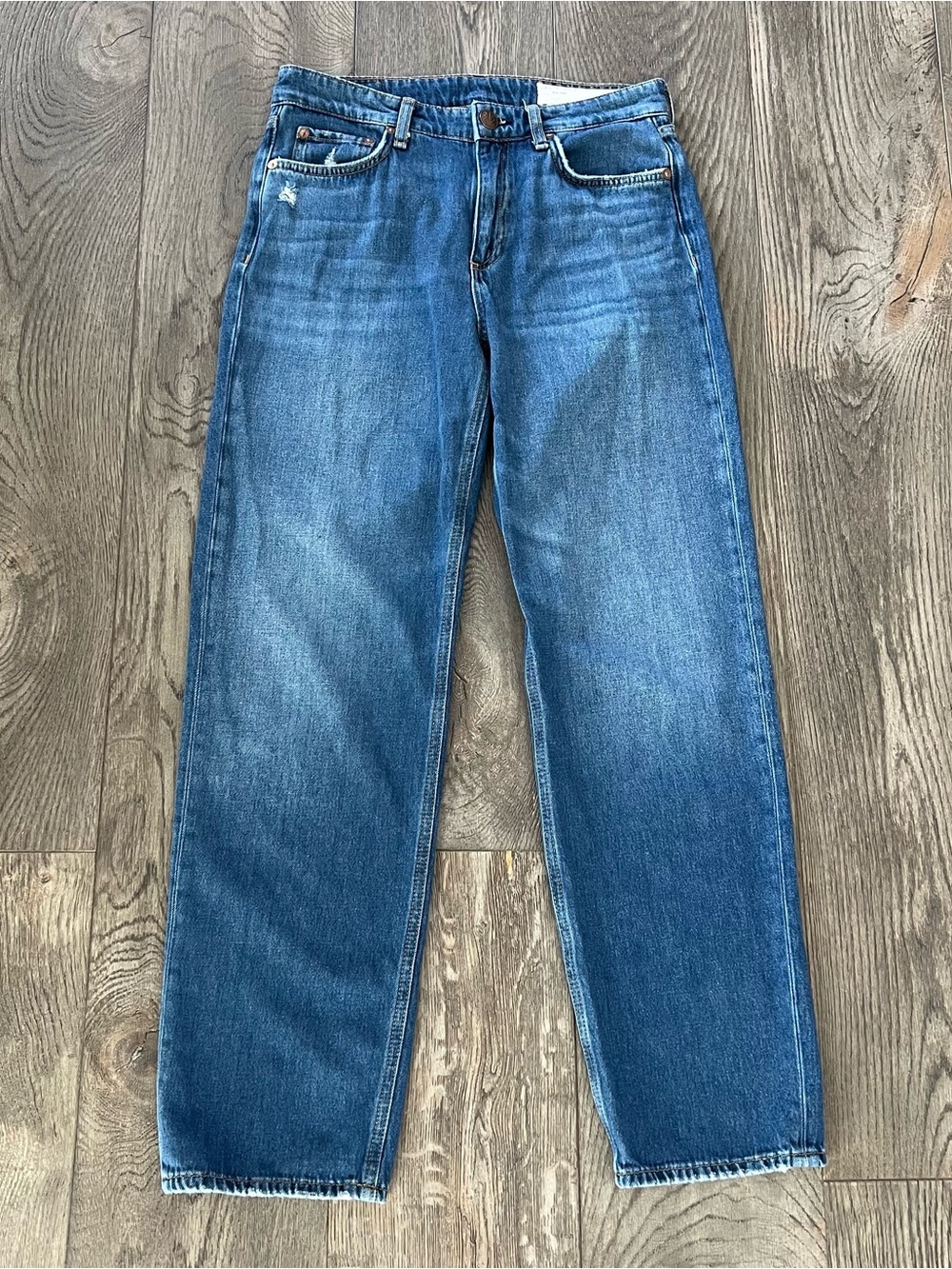 RAG & BONE Dre Low Rise Slim Boyfriend Denim Blue Jeans Size 26 - Picture 4 of 12